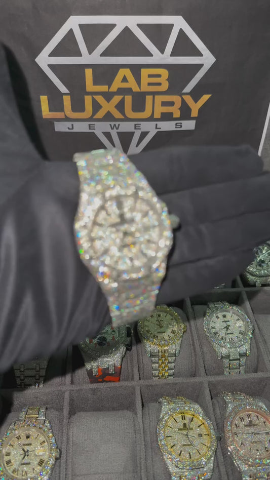 VVS Moissanite Watch 8 video