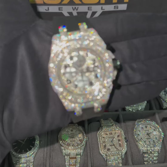 VVS Moissanite Watch 4 video