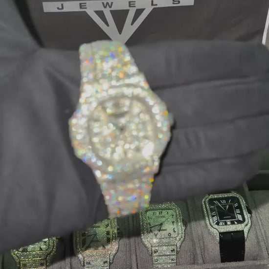 VVS Moissanite Watch 1 video