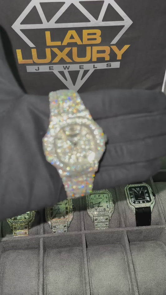 VVS Moissanite Watch 1 video