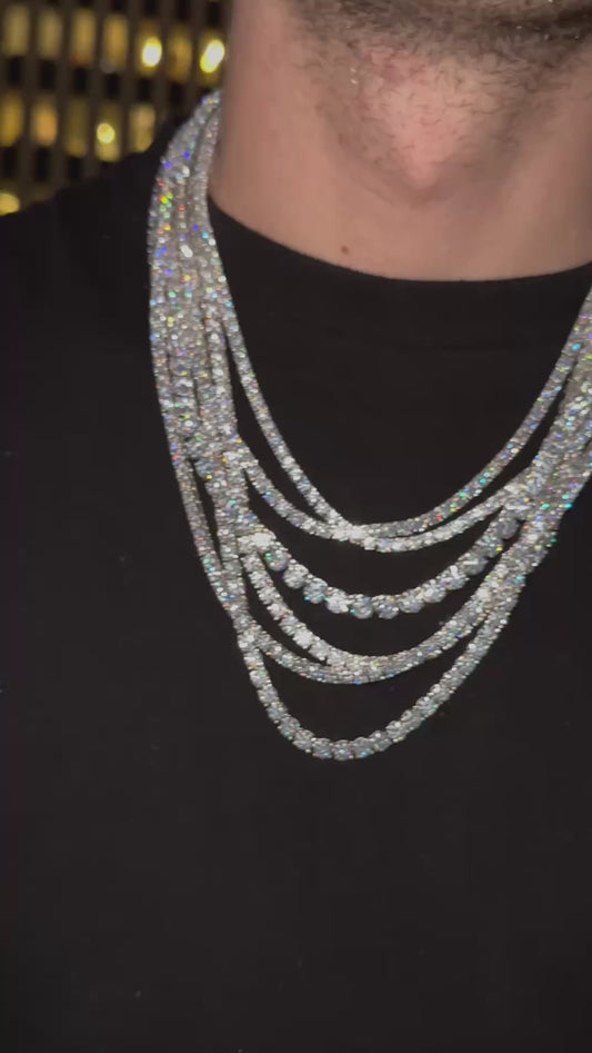 VVS Moissanite Chain 18 video