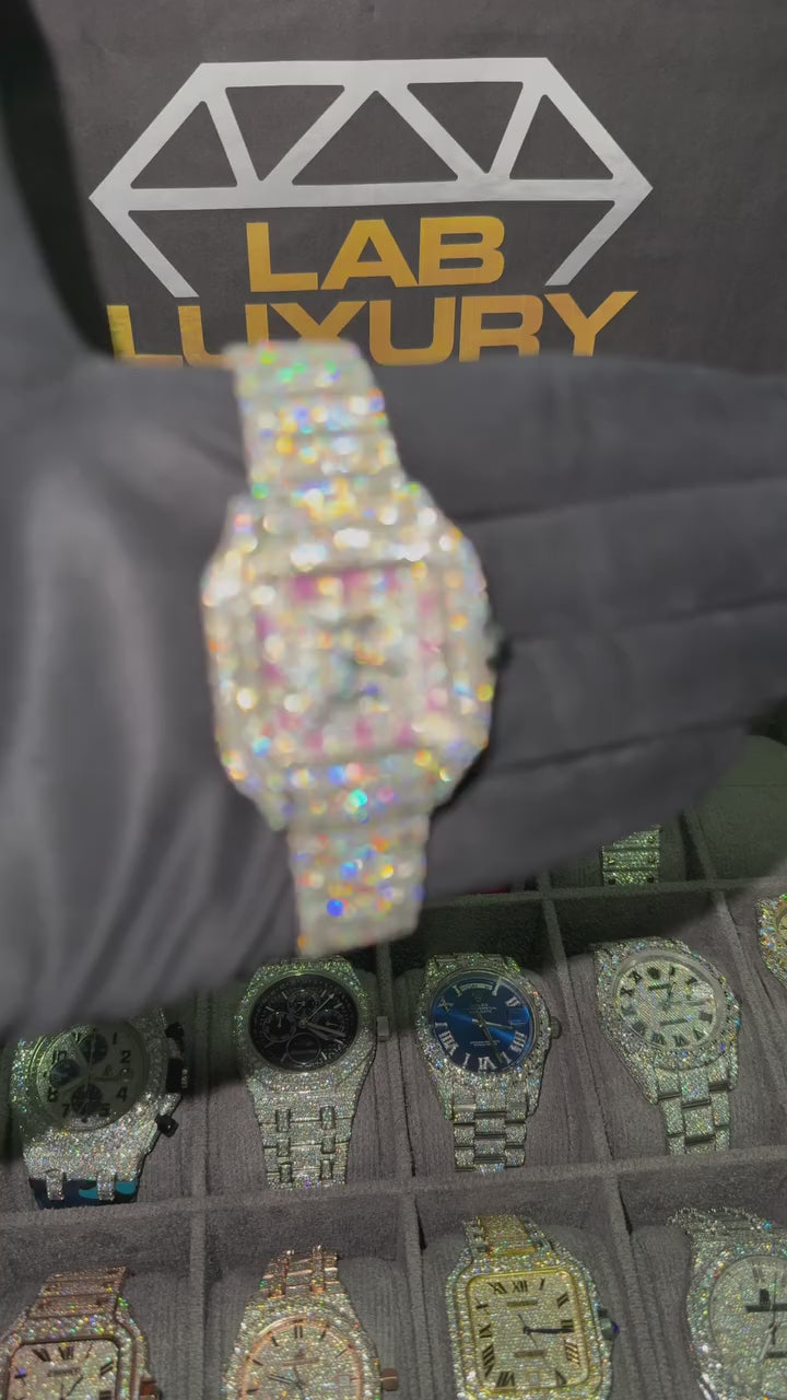VVS Moissanite Watch 30 video