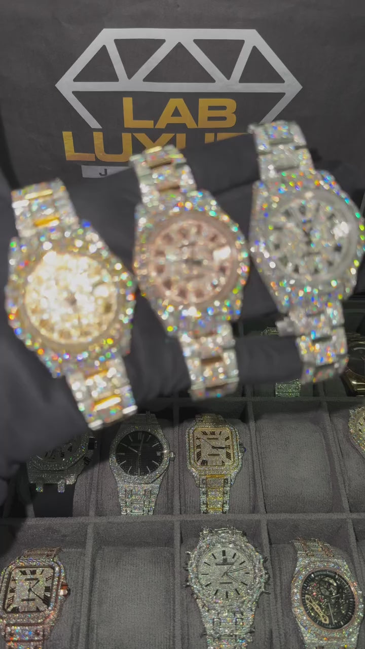 VVS Moissanite Watch 5 video