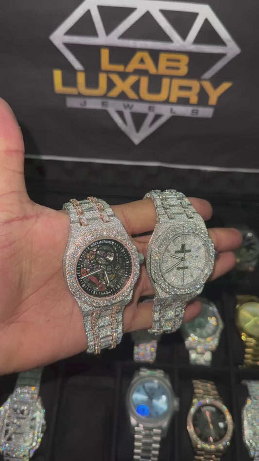 VVS Moissanite Watch 9 video