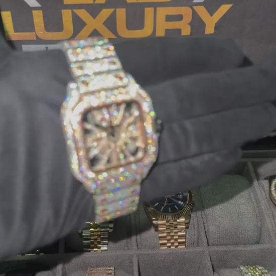 VVS Moissanite Watch 3 video