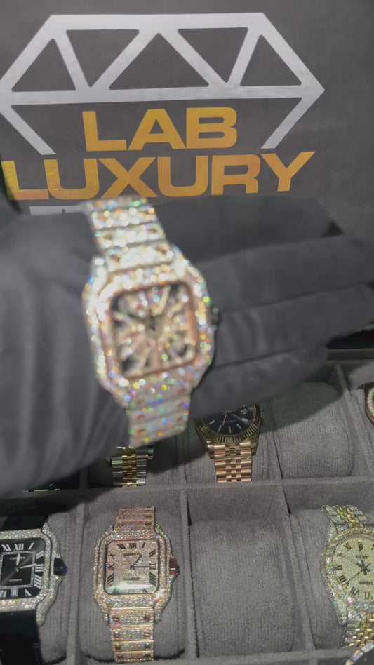 VVS Moissanite Watch 3 video